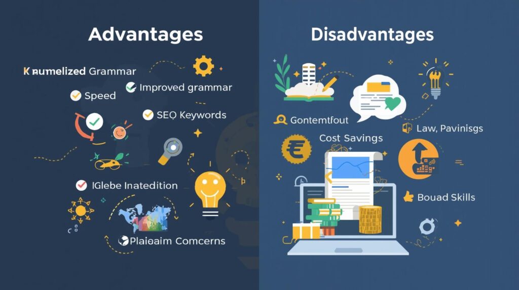 Ai writing tools Advantages Disadvantages of AI Writing Tools