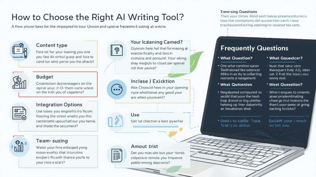 Ai writing tools Choosing the right AI writing tool