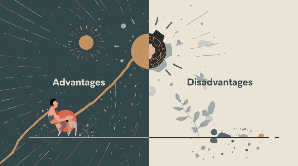 Brevian create image of Advantages and Disadvantages brevian 1