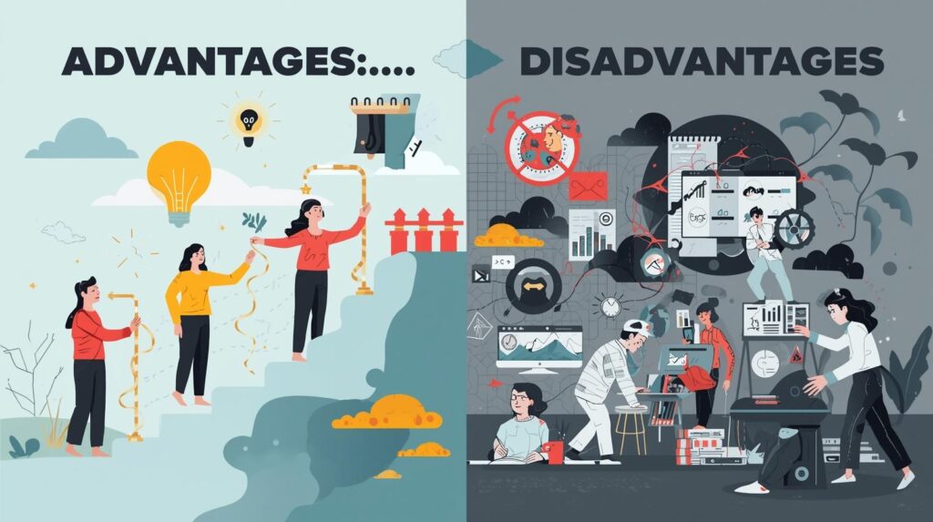 Everlaw create image on Advantages and Disadvantages of necessary